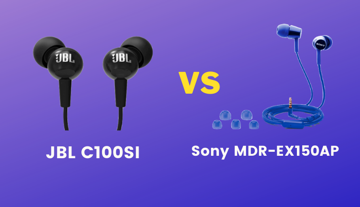 JBL C100SI vs Sony MDR-EX150AP