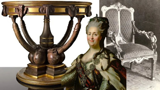 catherine the great's furniture table